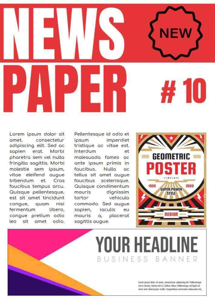 Newspaper AD Template