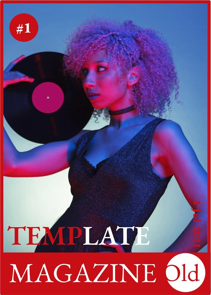 80s Old Fashioned Magazine Template