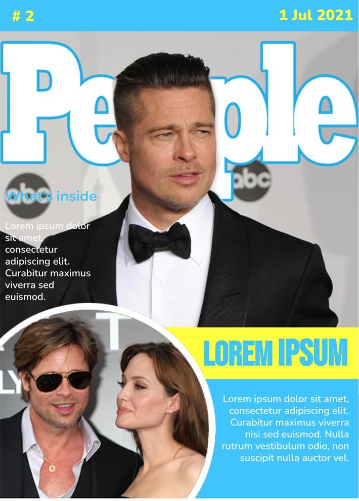 People Magazine Design Template