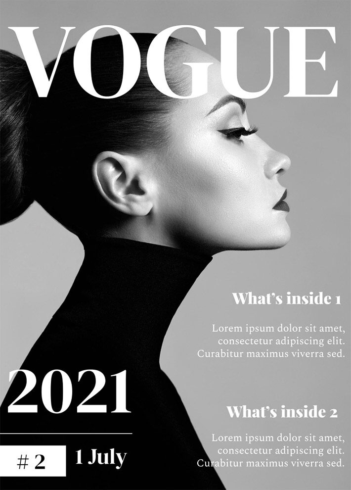 Classic Vogue Magazine Template