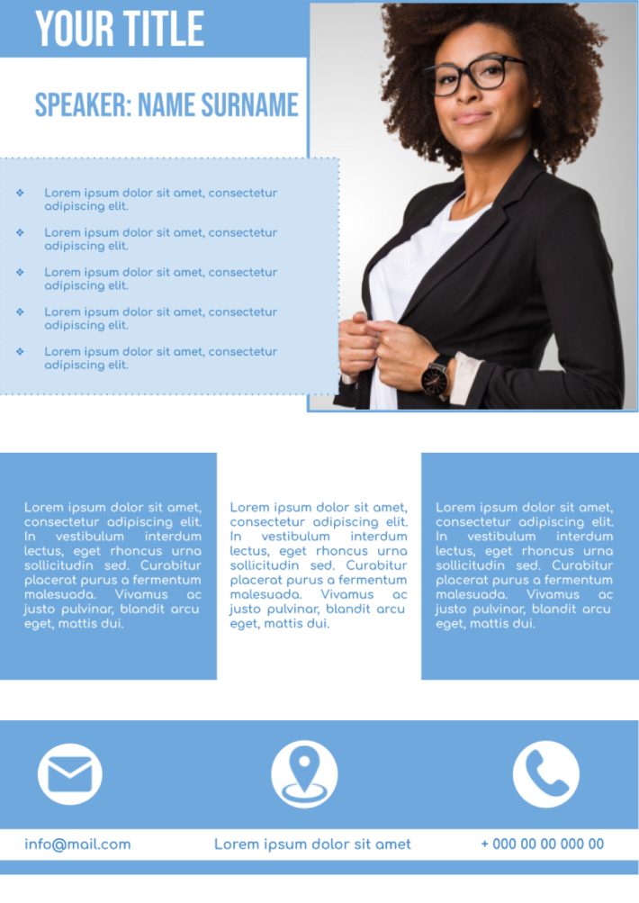 Business Conference Brochure Template
