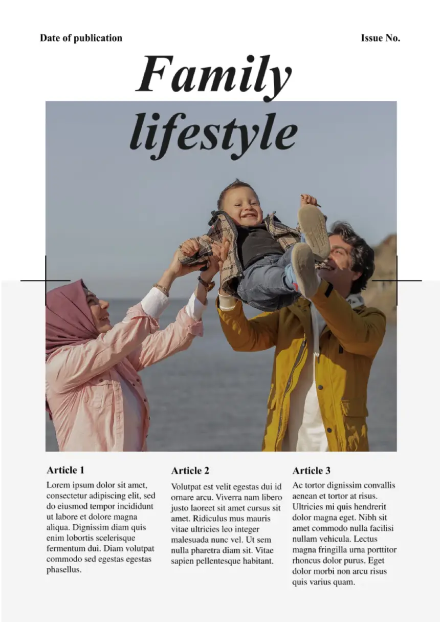 Family Newsletter Template