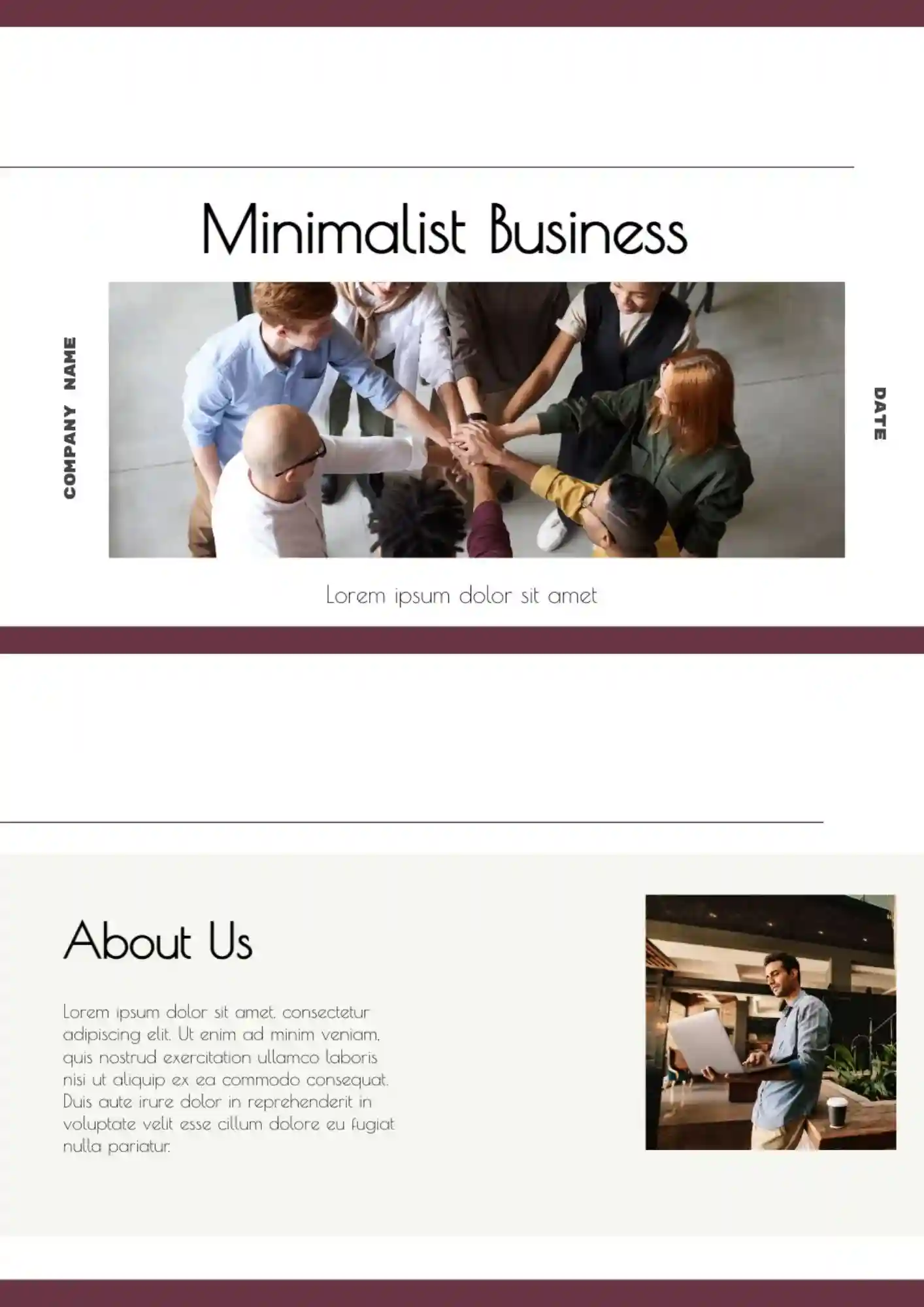 Minimalist Business Template