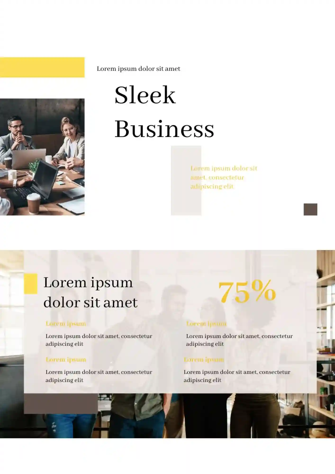 Sleek Business Template