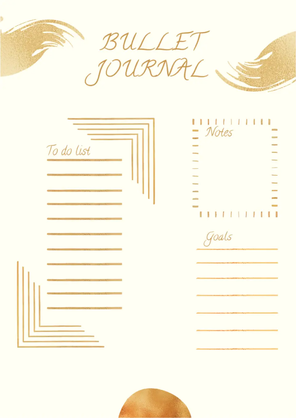 Bullet Journal Template