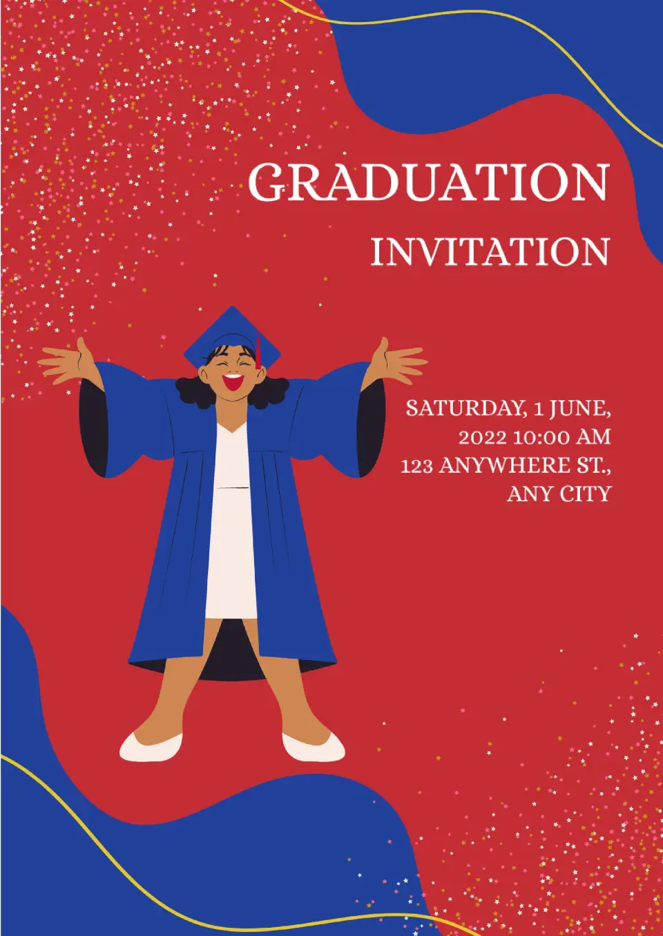 Graduation Invitation Template