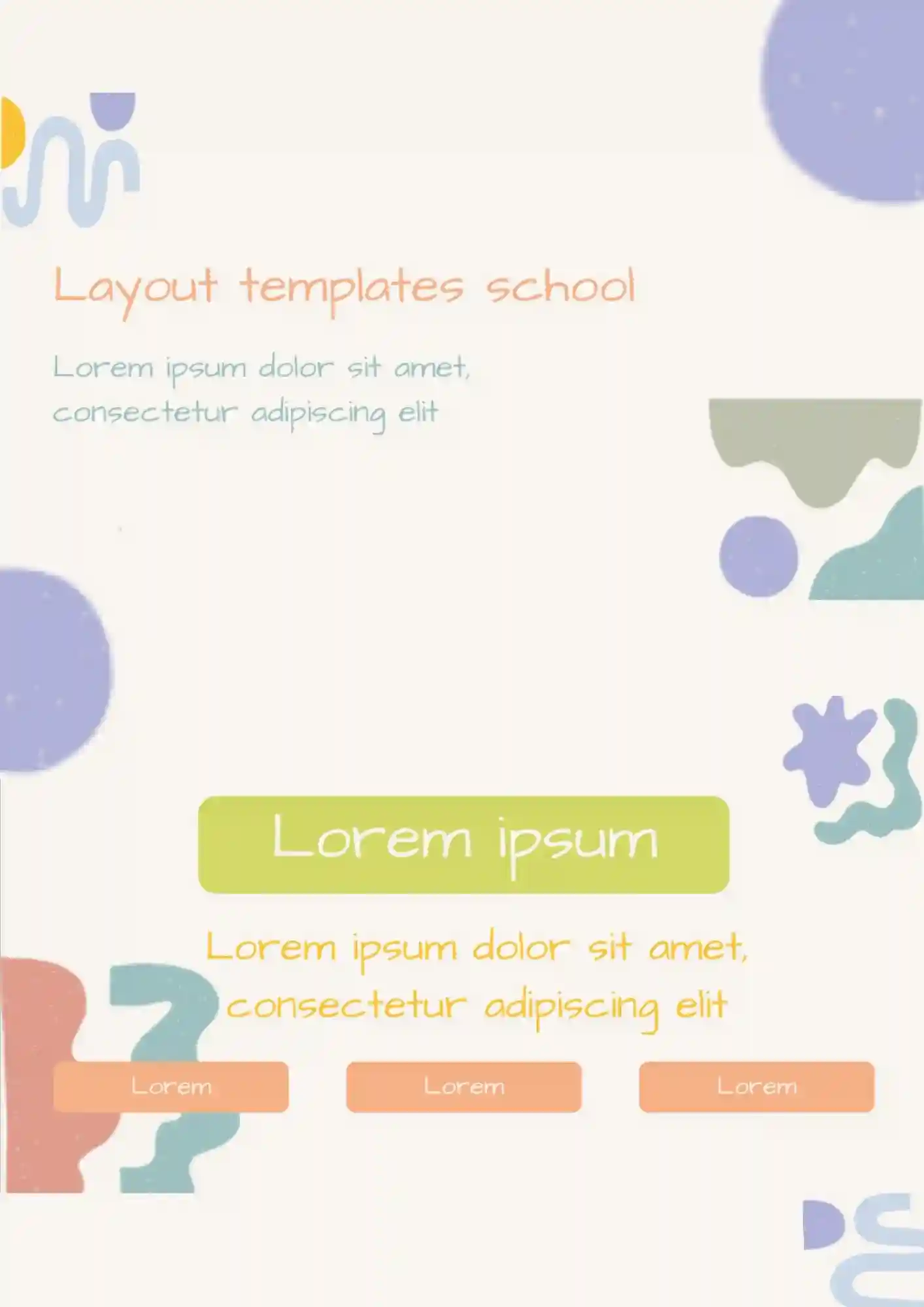 Layout School Template