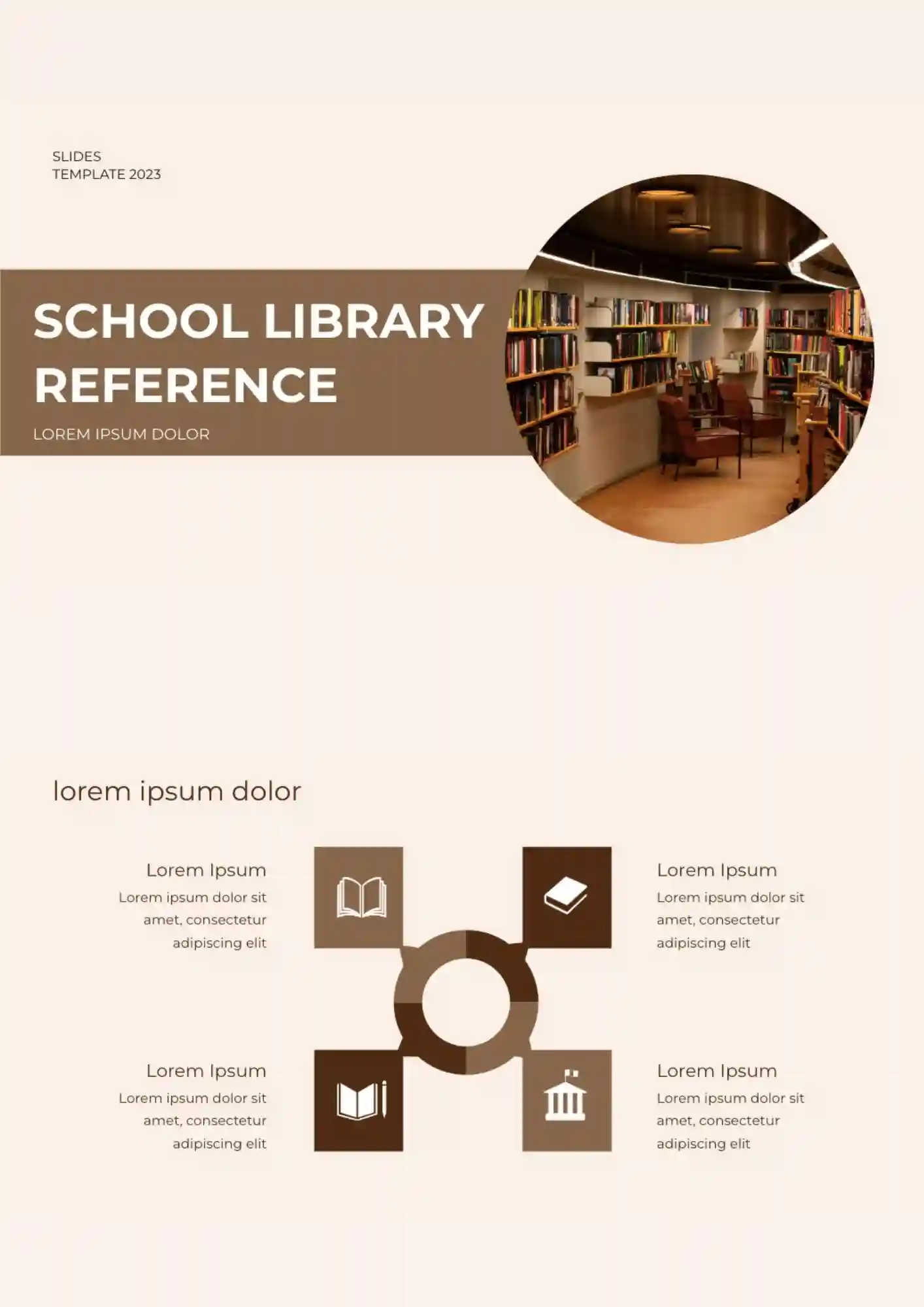 School Library Reference Template
