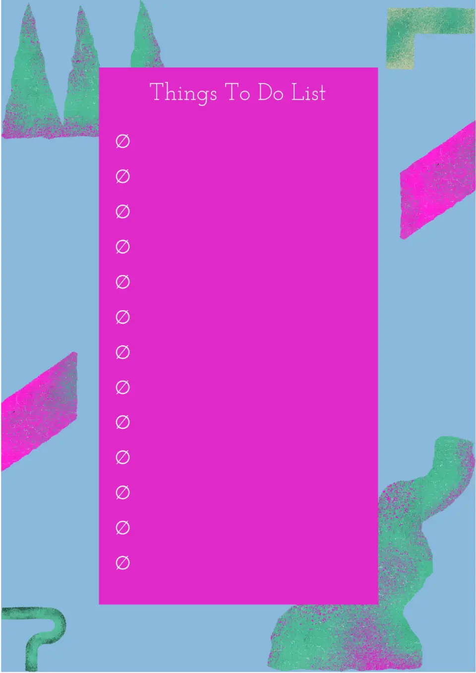 Workout Log Template