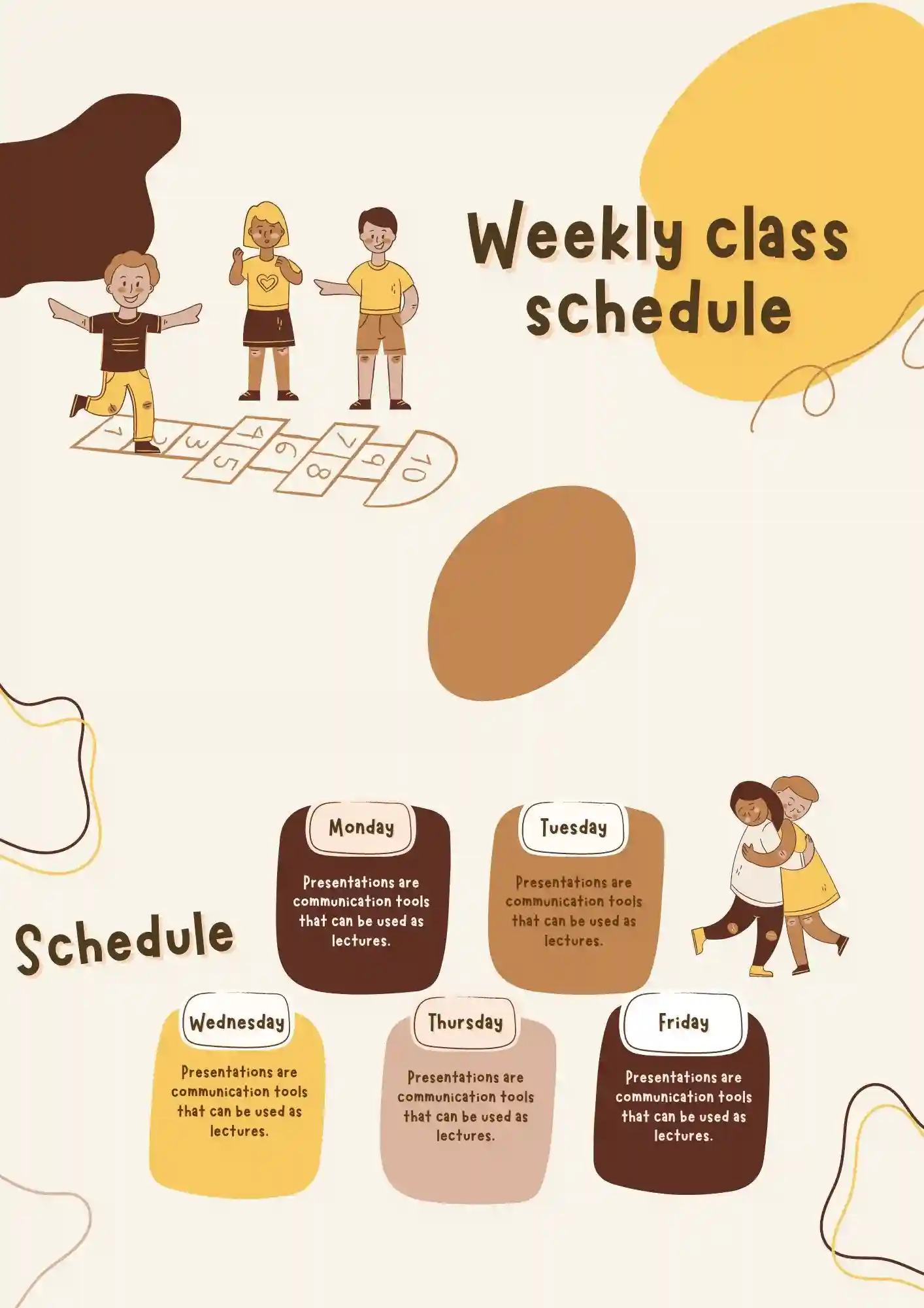 Plantilla de Horario de Clases Semanal