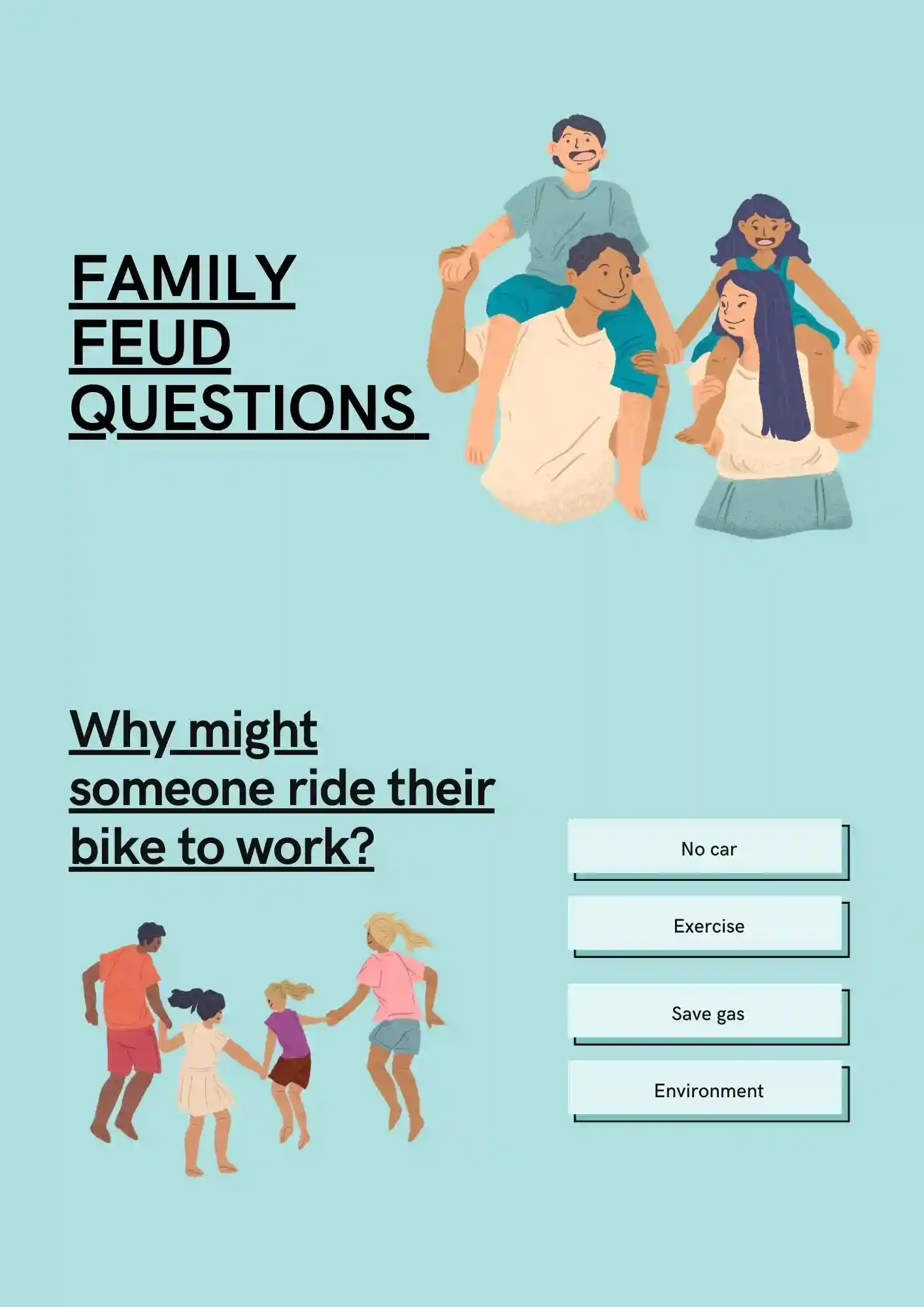 Feud Questions Template