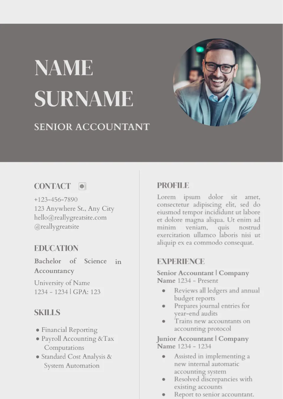 Job Application Template