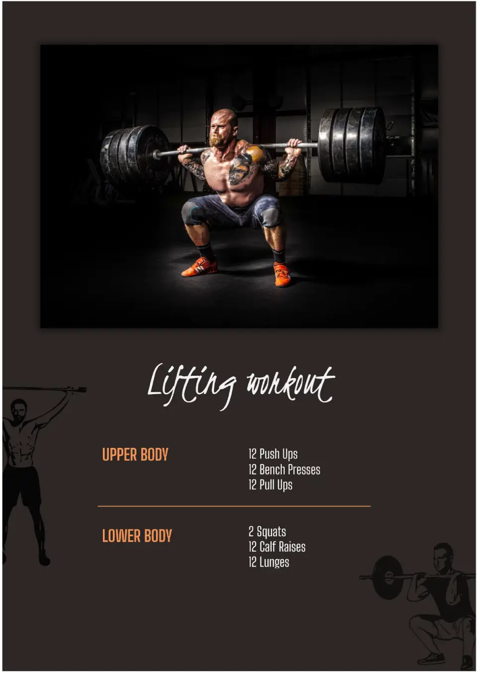 Lifting Workout Template