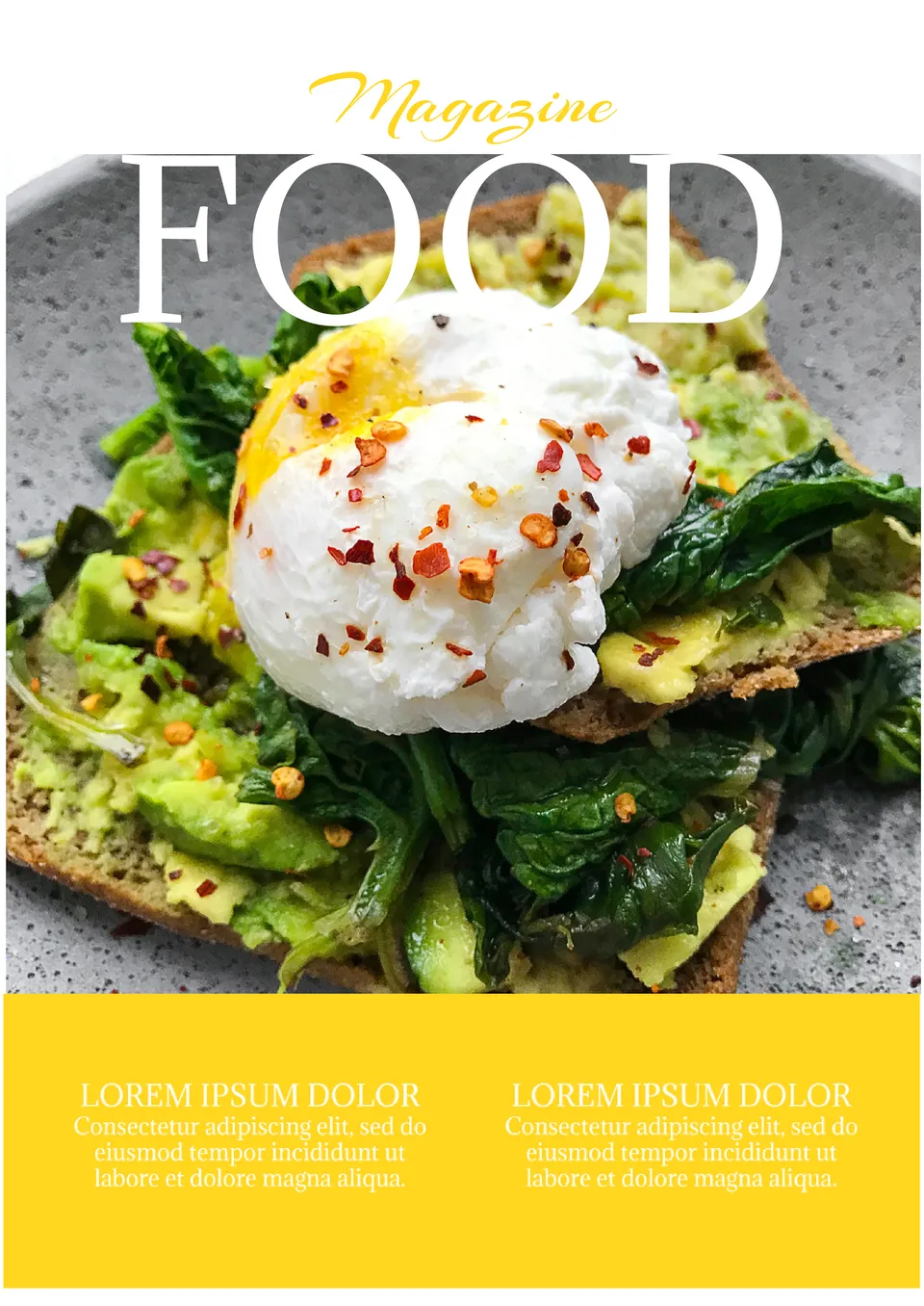 Food Magazine Template