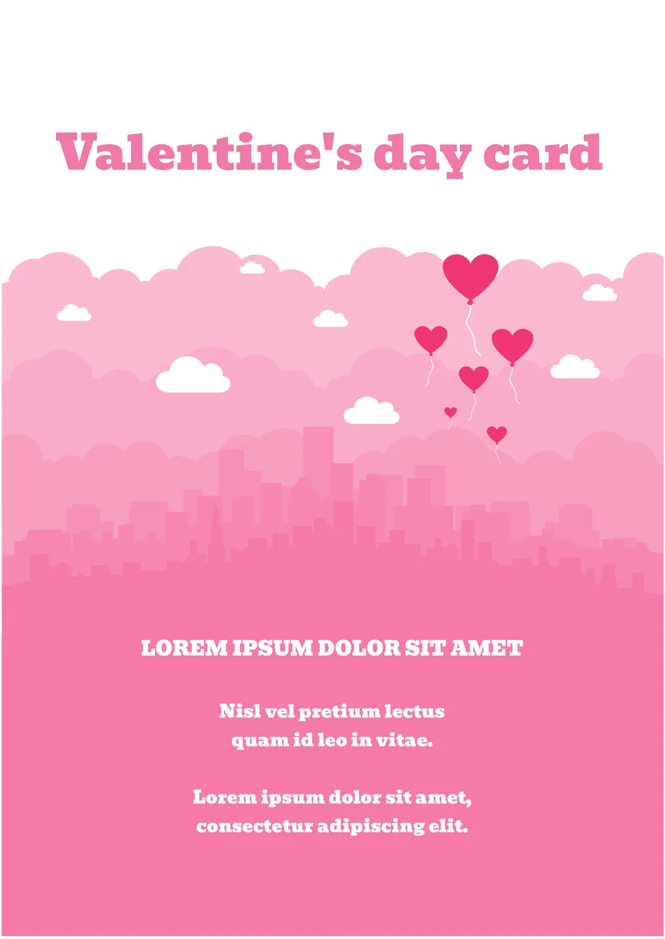 Valentine's Day Card Template