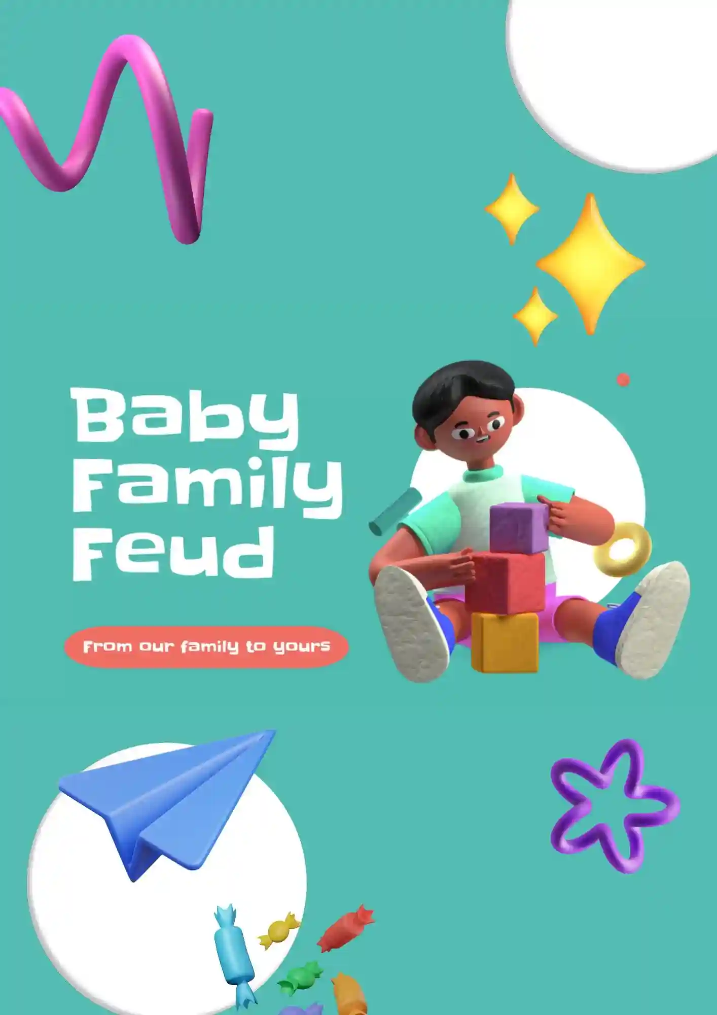 Baby Family Feud Template