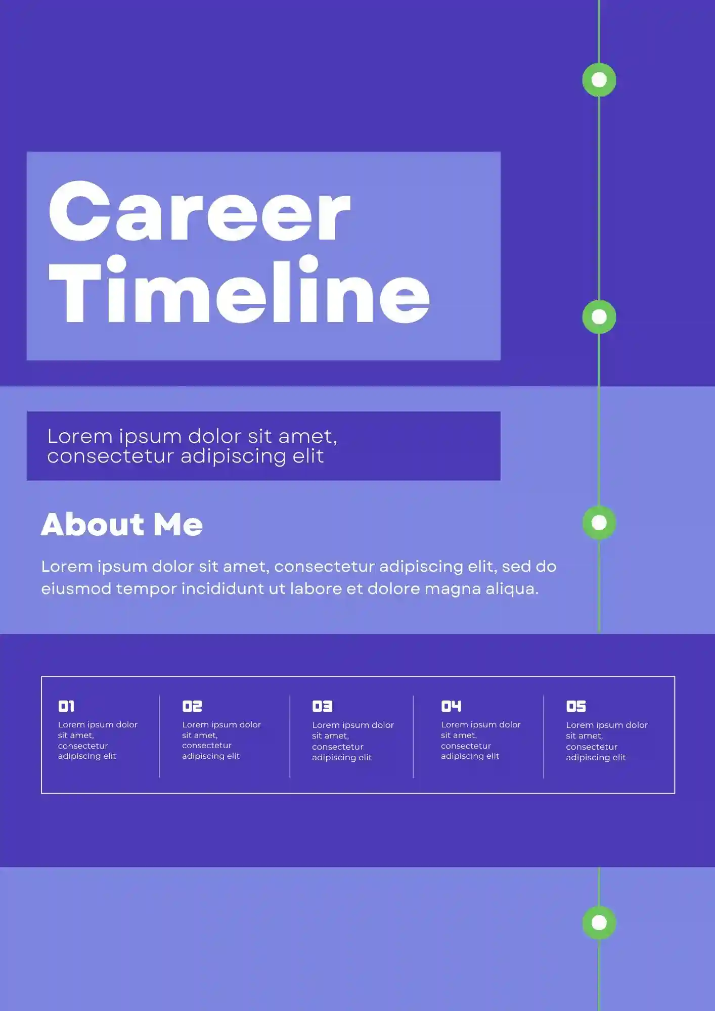 Career Roadmap Template