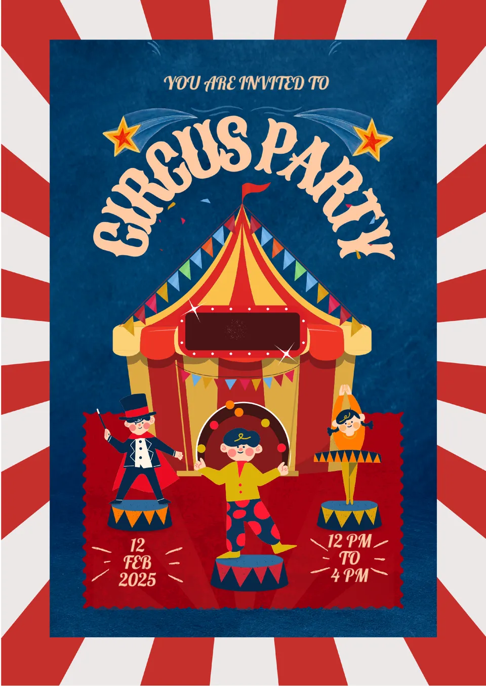 Circus Invitation Template