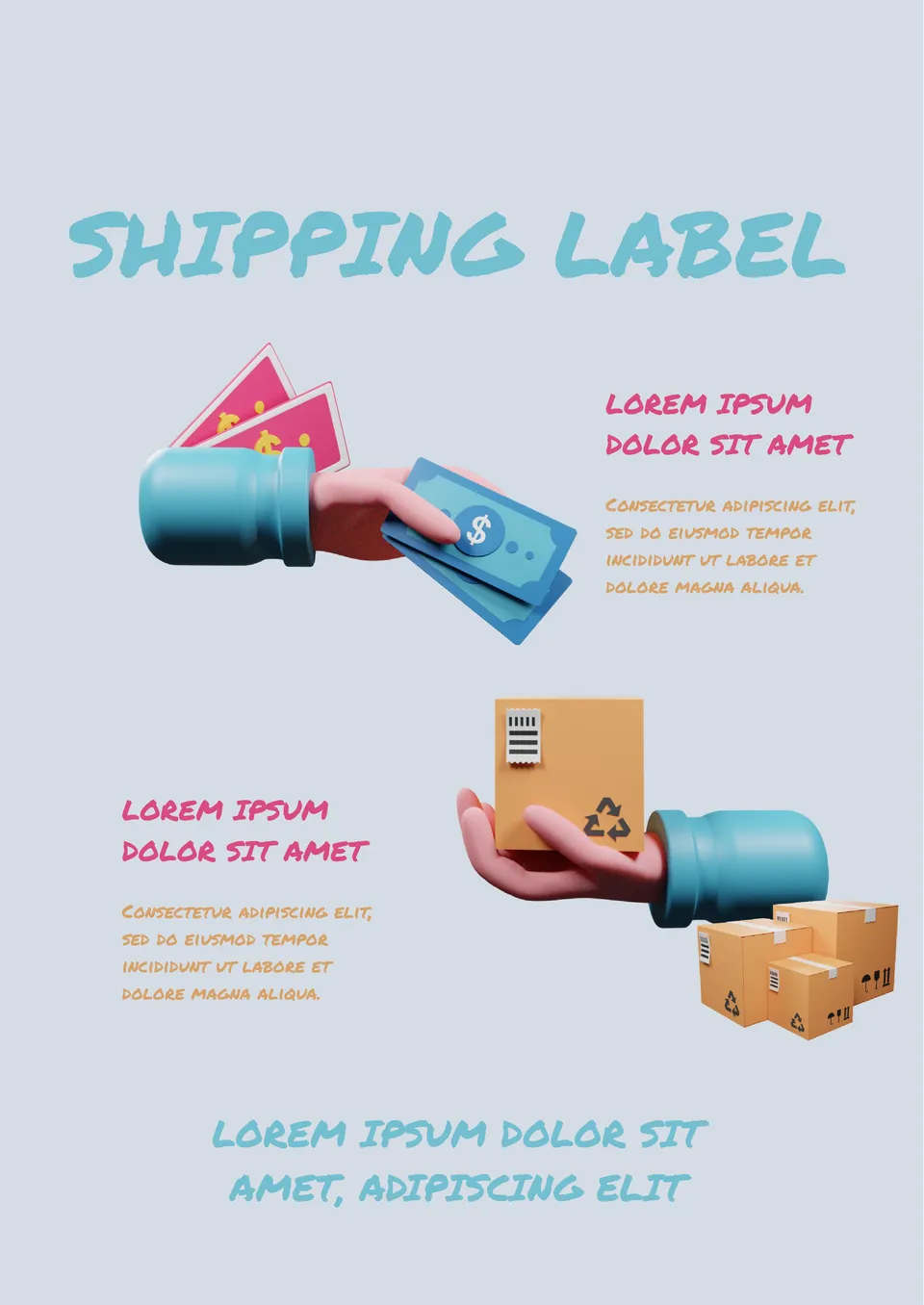 Shipping Label Template