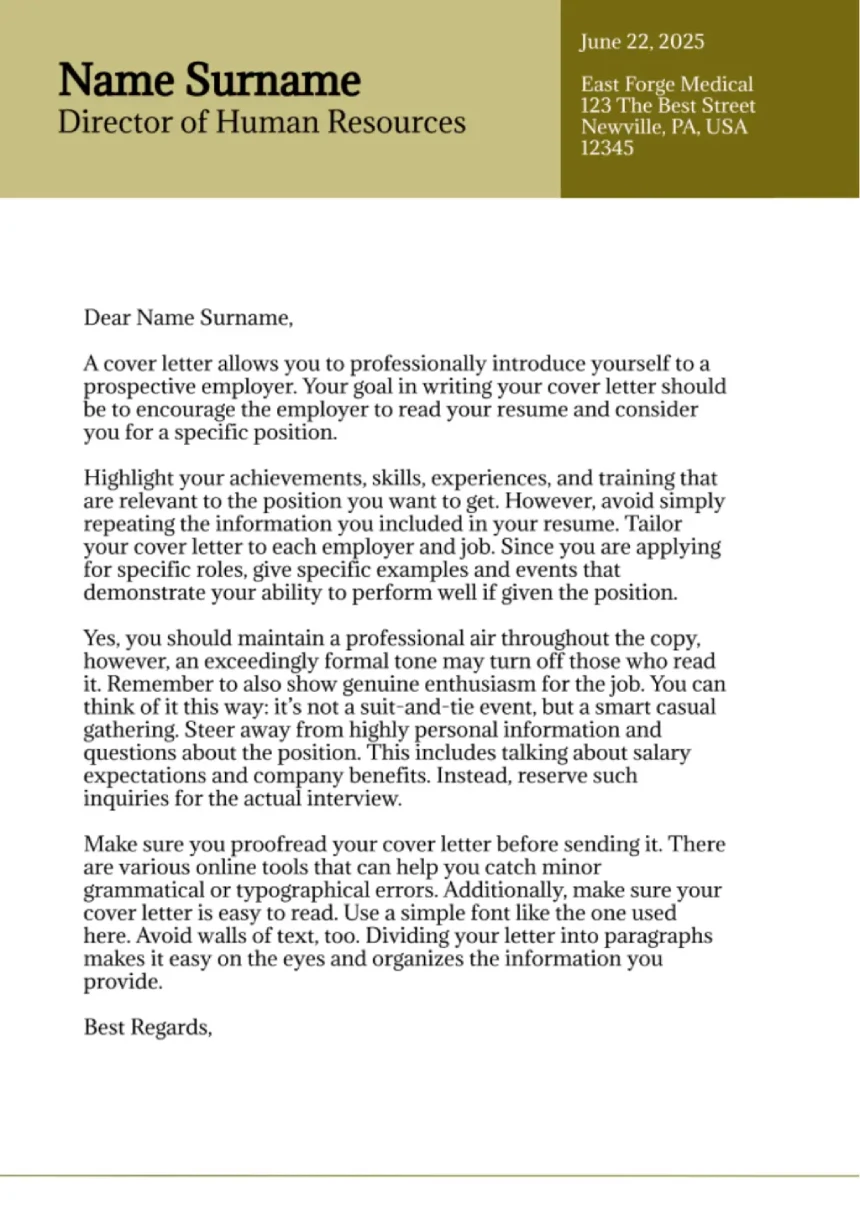 Basics of Using Cover Letter Templates in Google Docs: Tips and Recommendations for Beginners