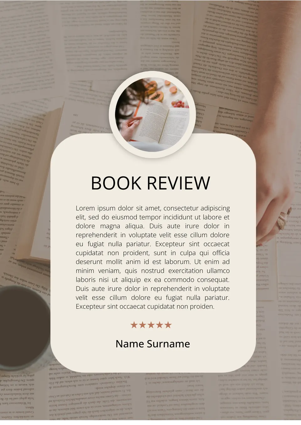 Book Review Template