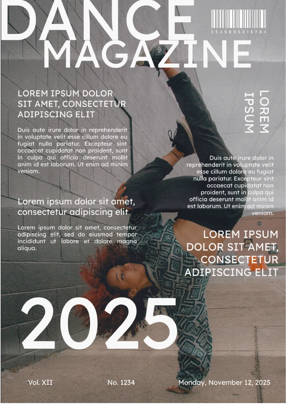 Dance Magazine Template