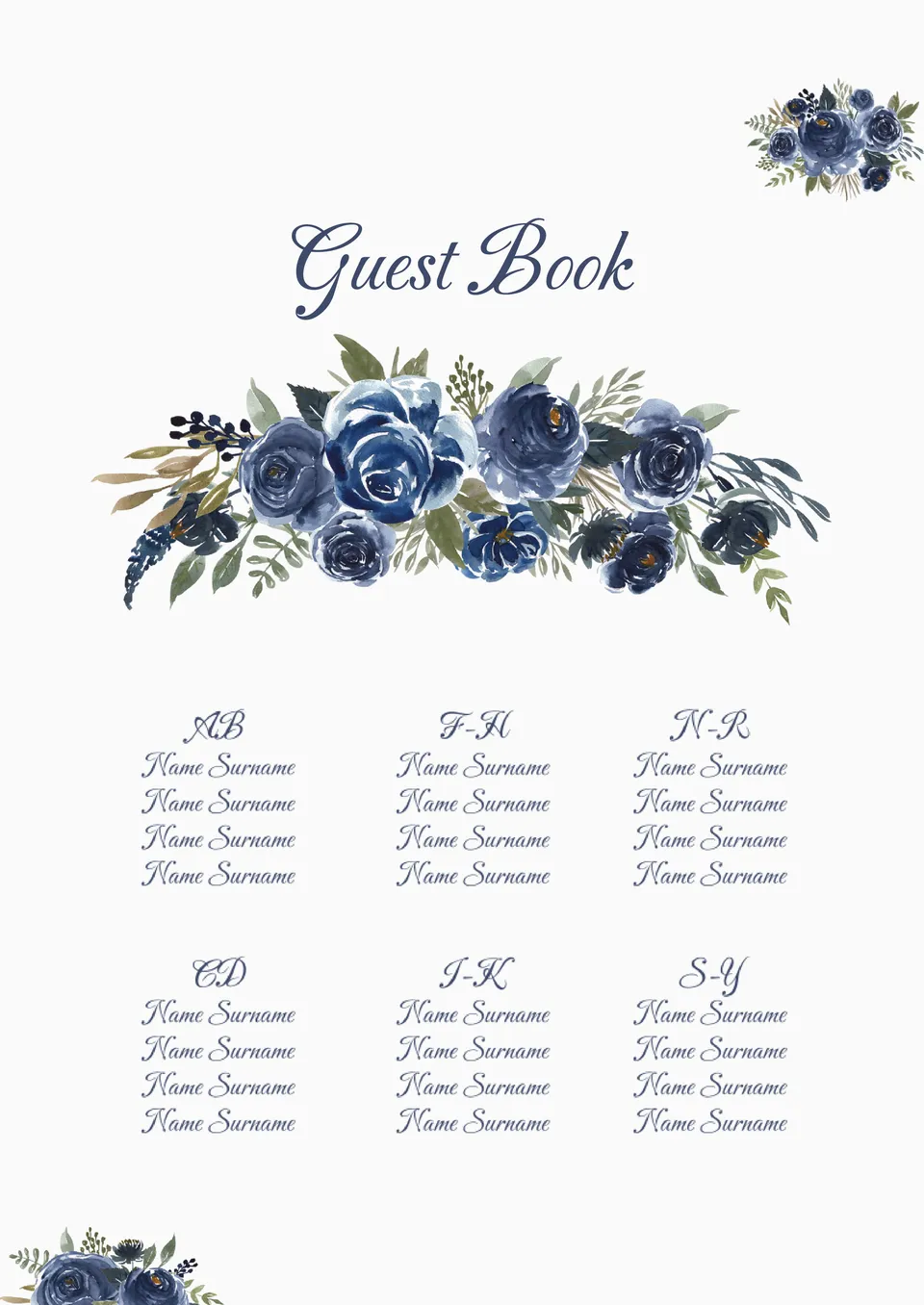 Guest Book Template