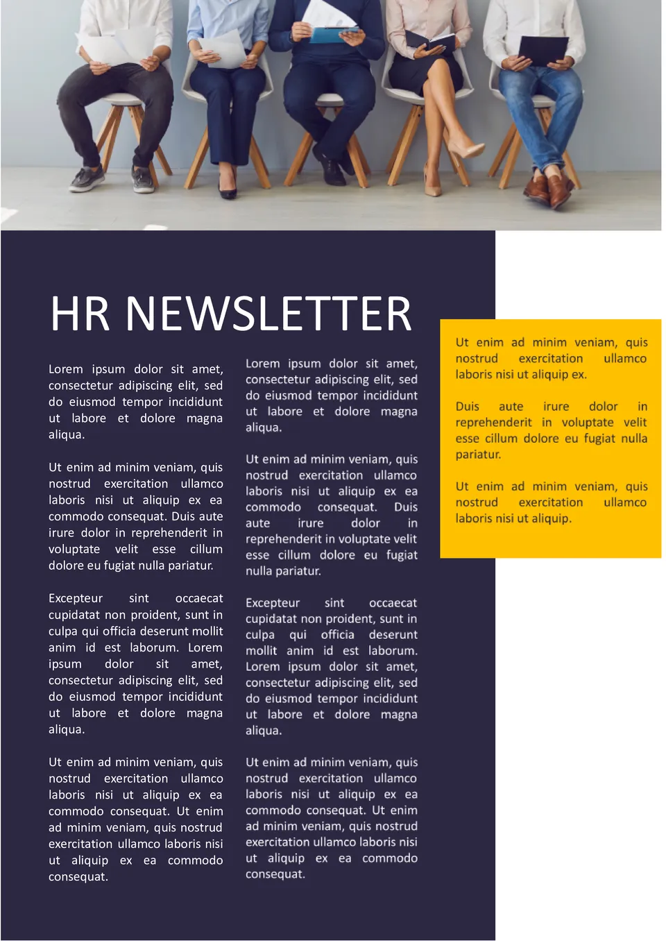 HR Newsletter Template