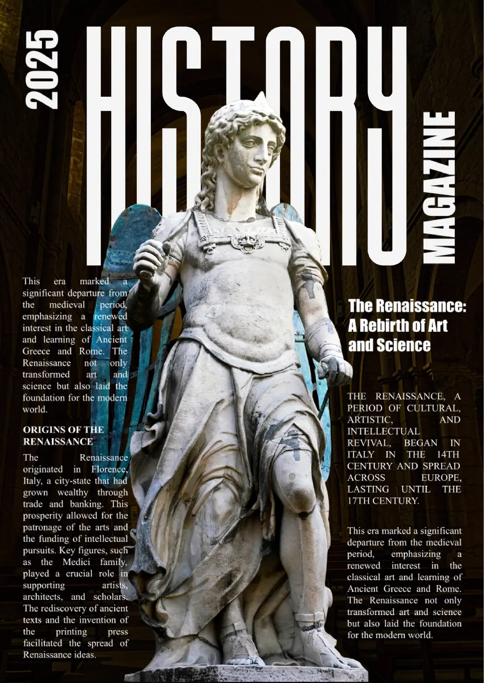 History Magazine Template
