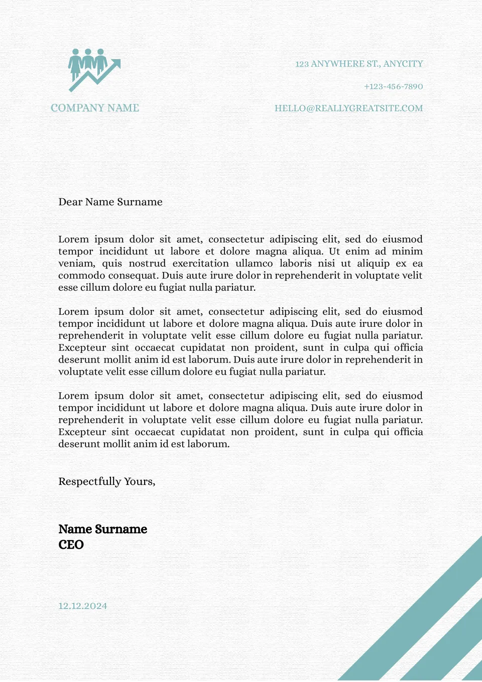 Academic Cover Letter Template