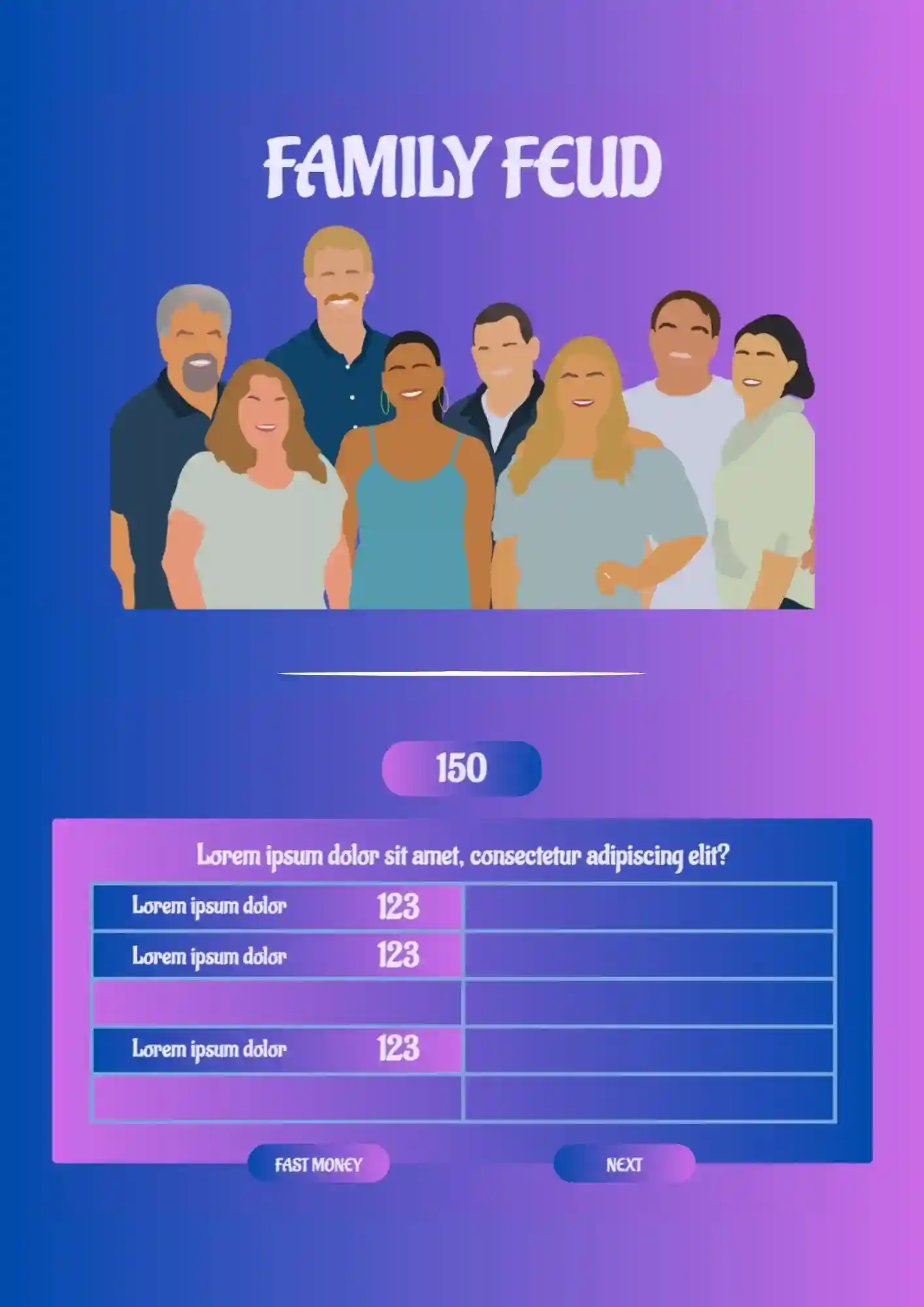Family Feud Timer Template