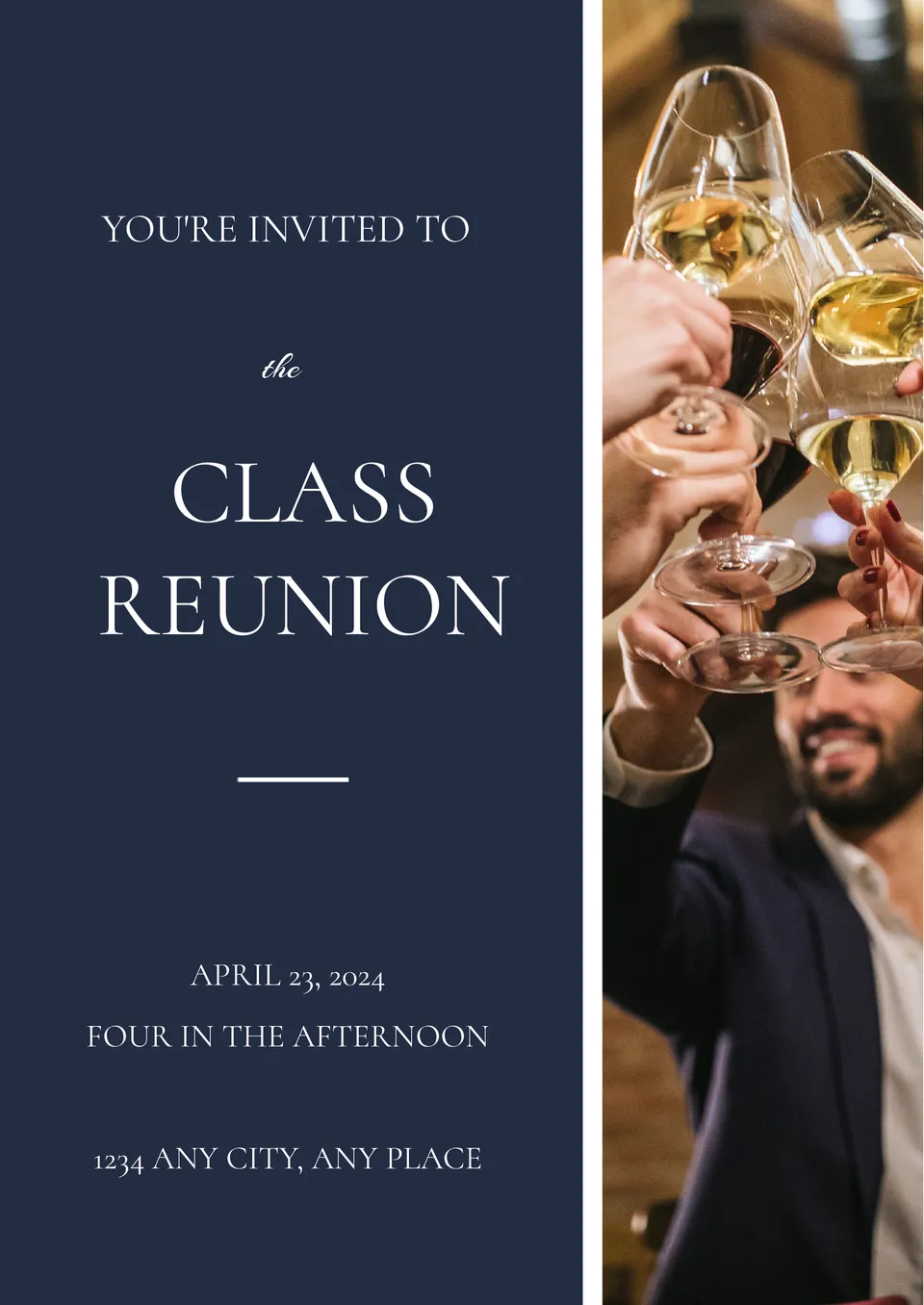 Class Reunion Invitation Template
