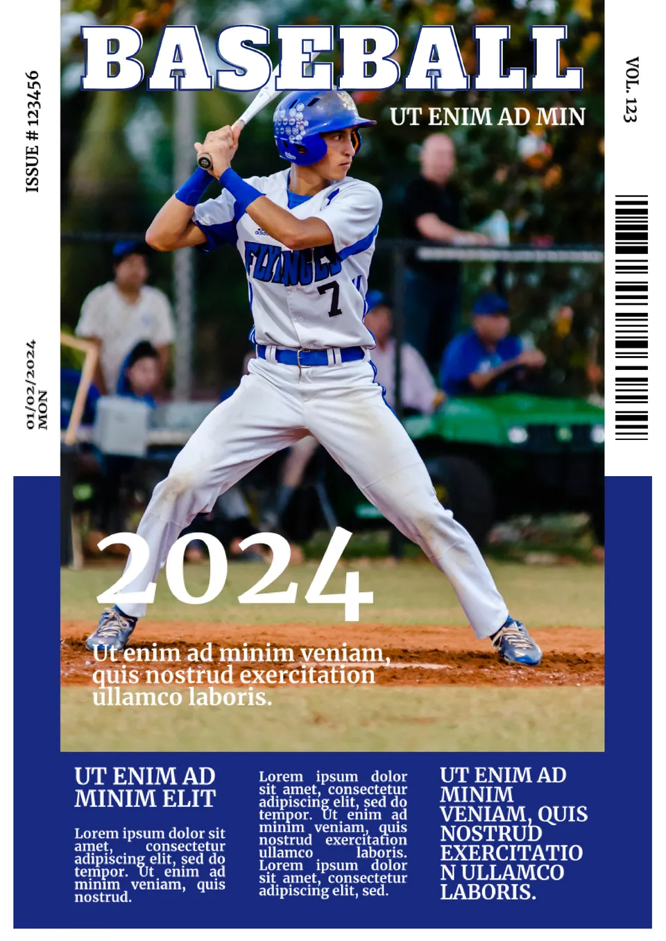 Baseball Magazine Template