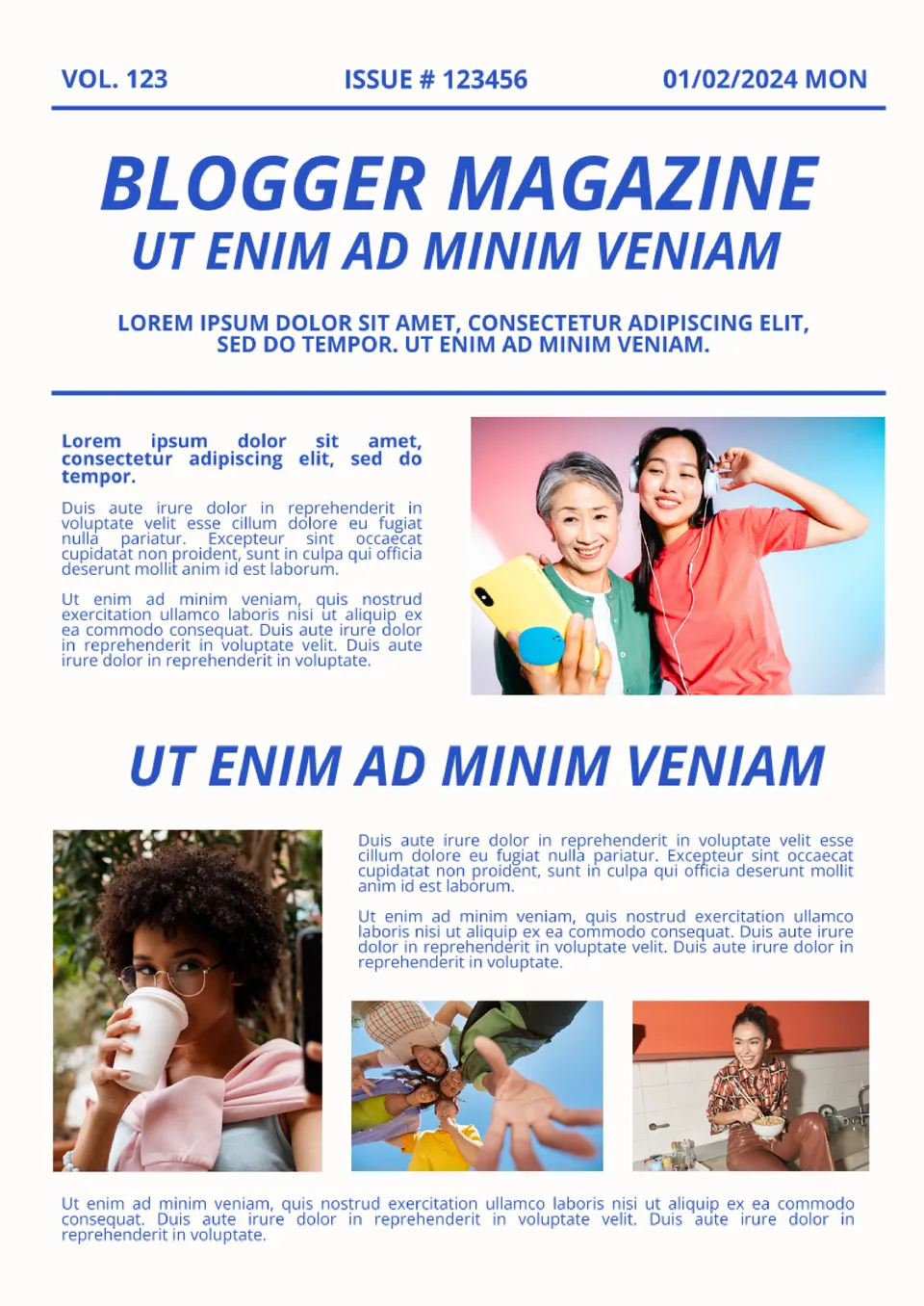 Blogger Magazine Template
