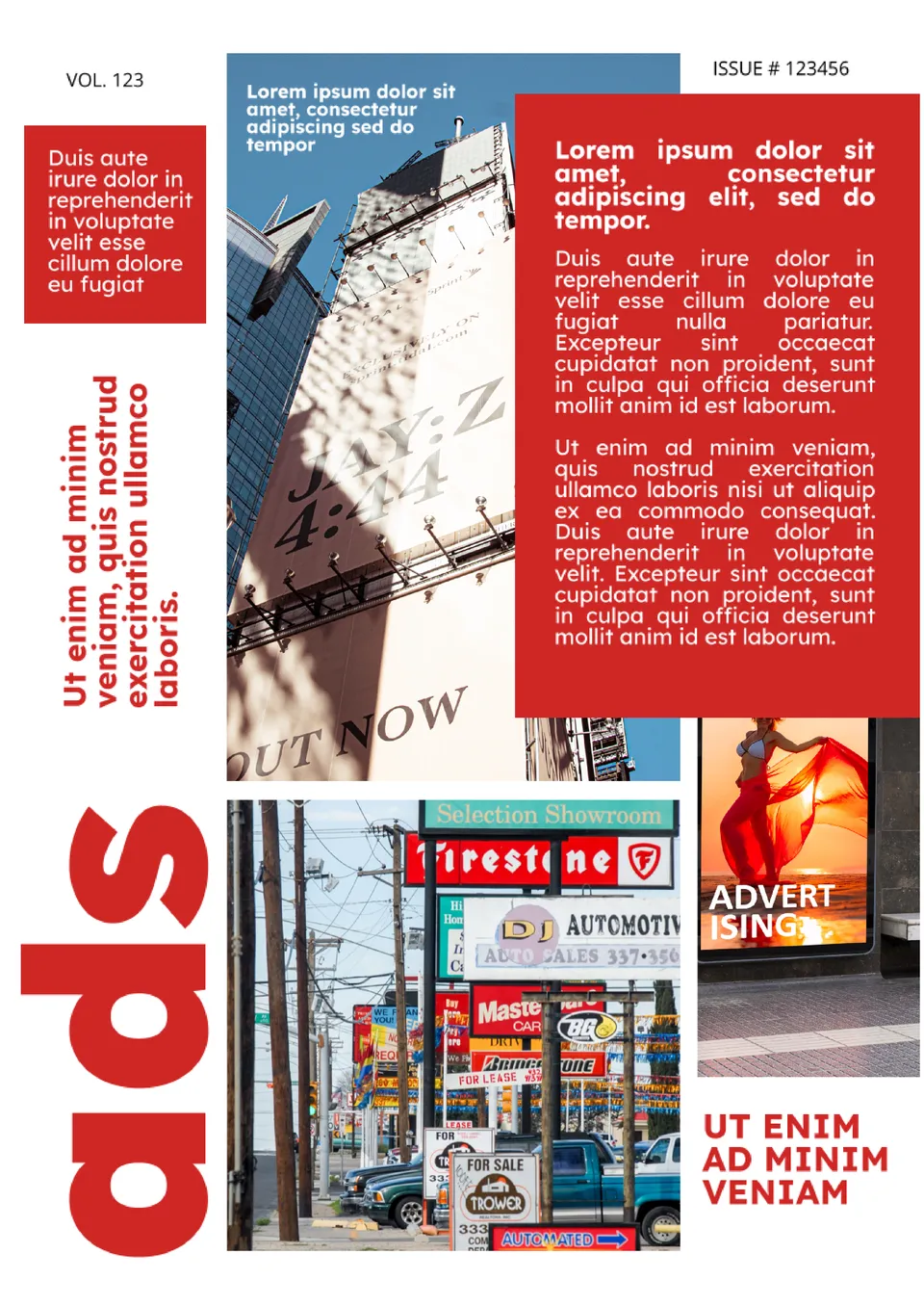Magazine Advertisement Template