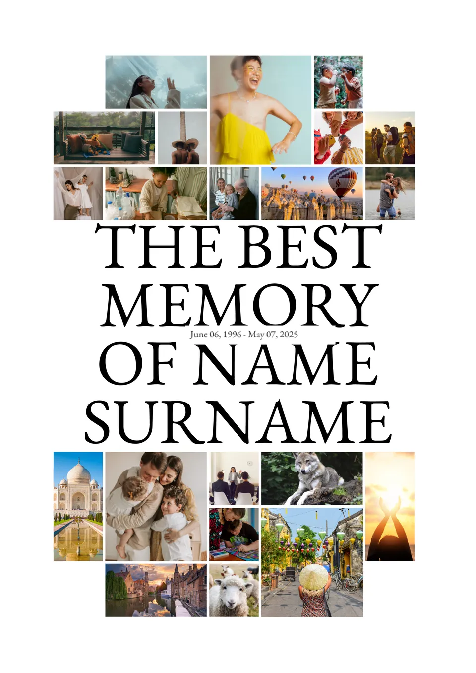 Memory Book Template