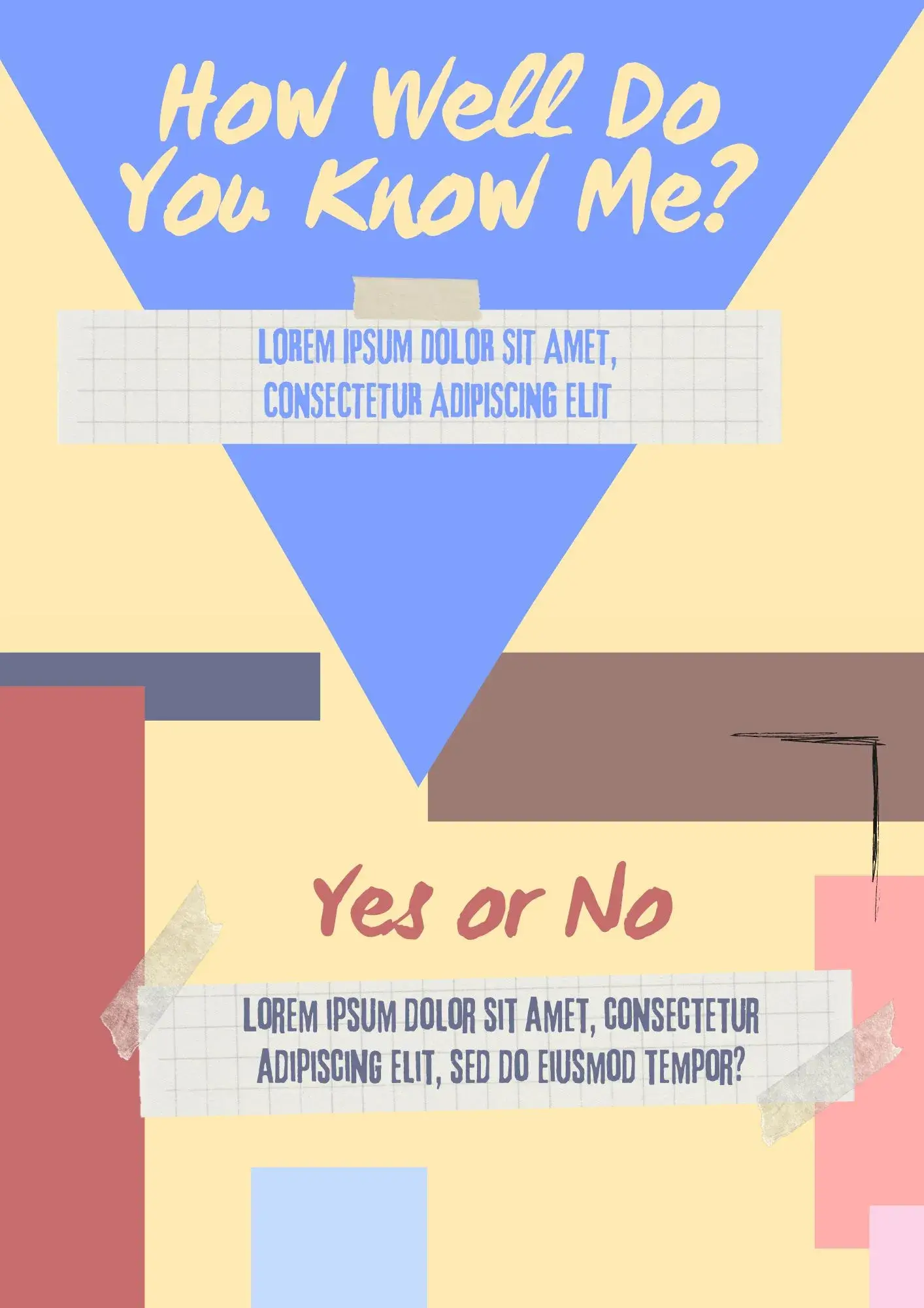 Personality Quiz Template
