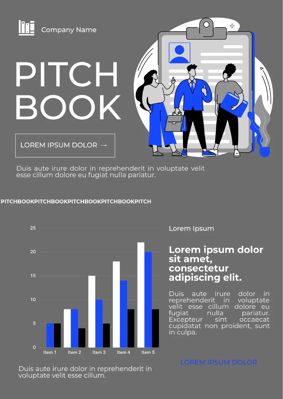 Pitch Book Template