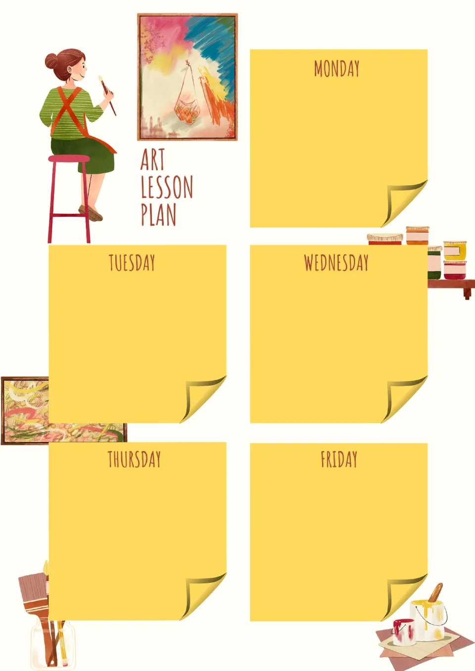 Art Lesson Plan Template