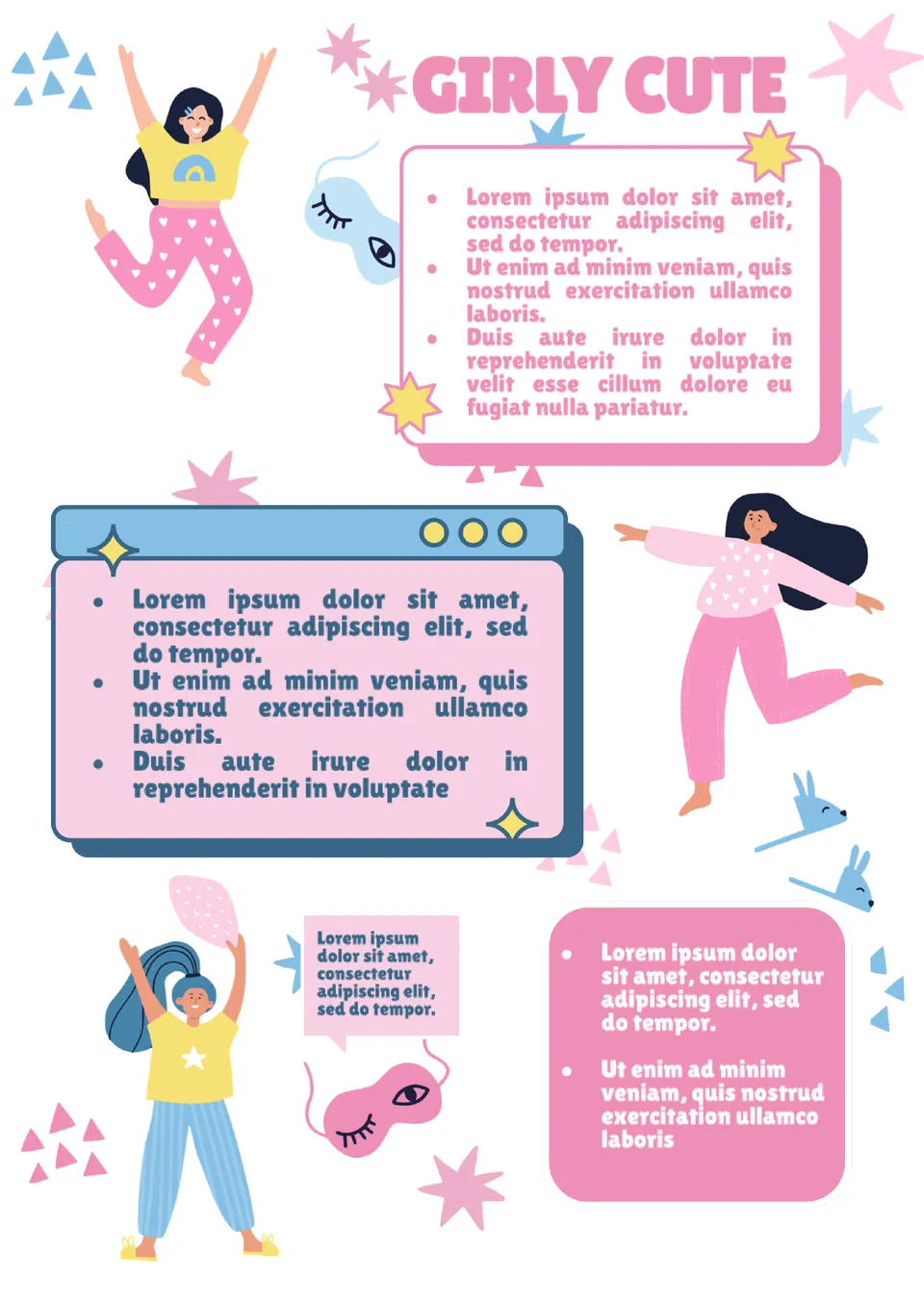 Girly Cute Checklist Template