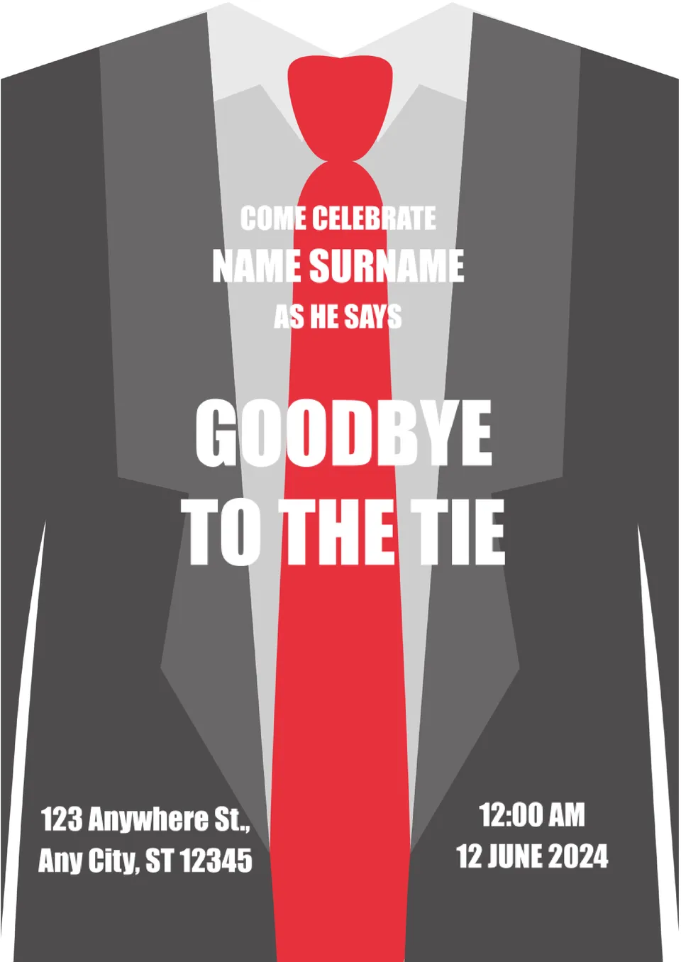Retirement Invitation Template