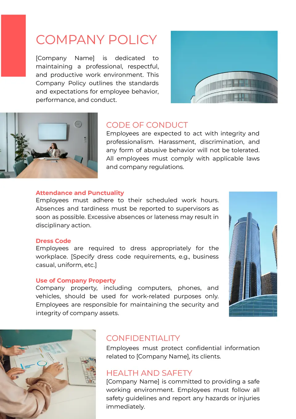 Company Policy Template