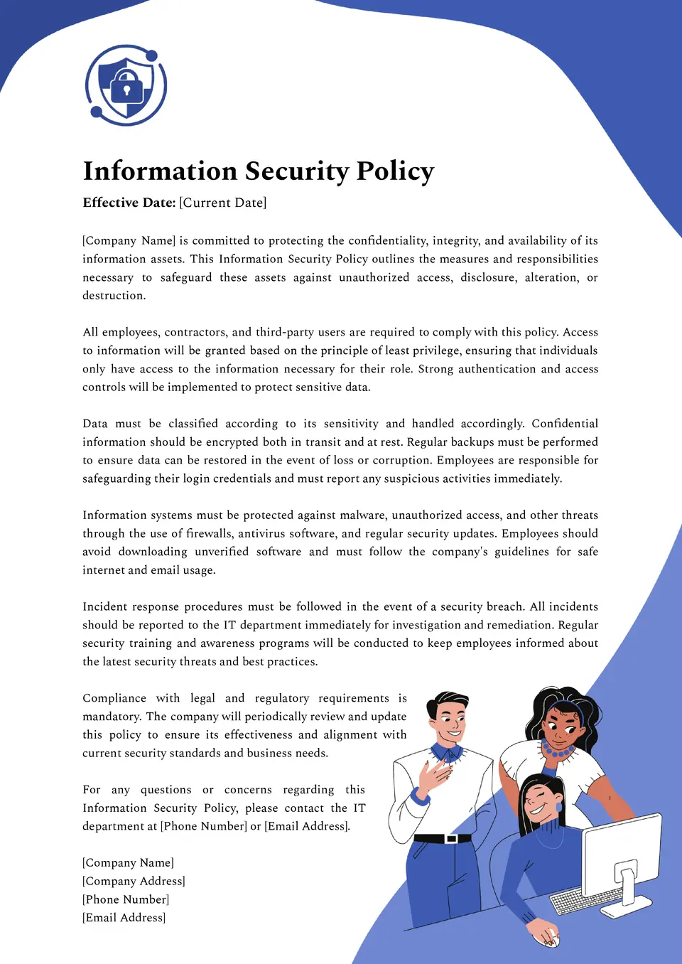 Information Security Policy Template
