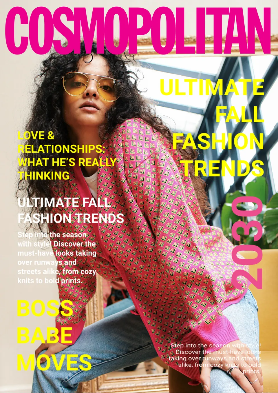 Cosmopolitan Magazine Template