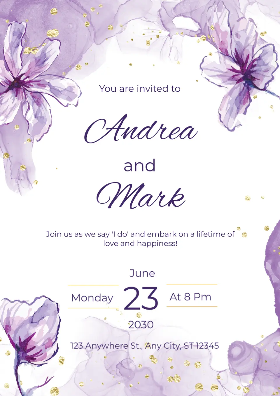 Formal Invitation Template