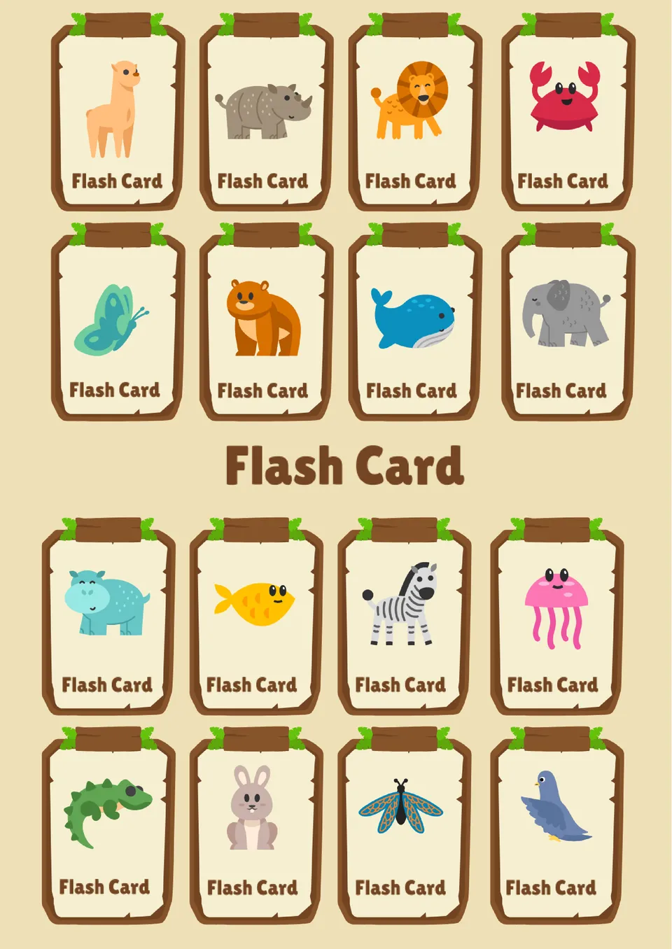 Flash Card Template