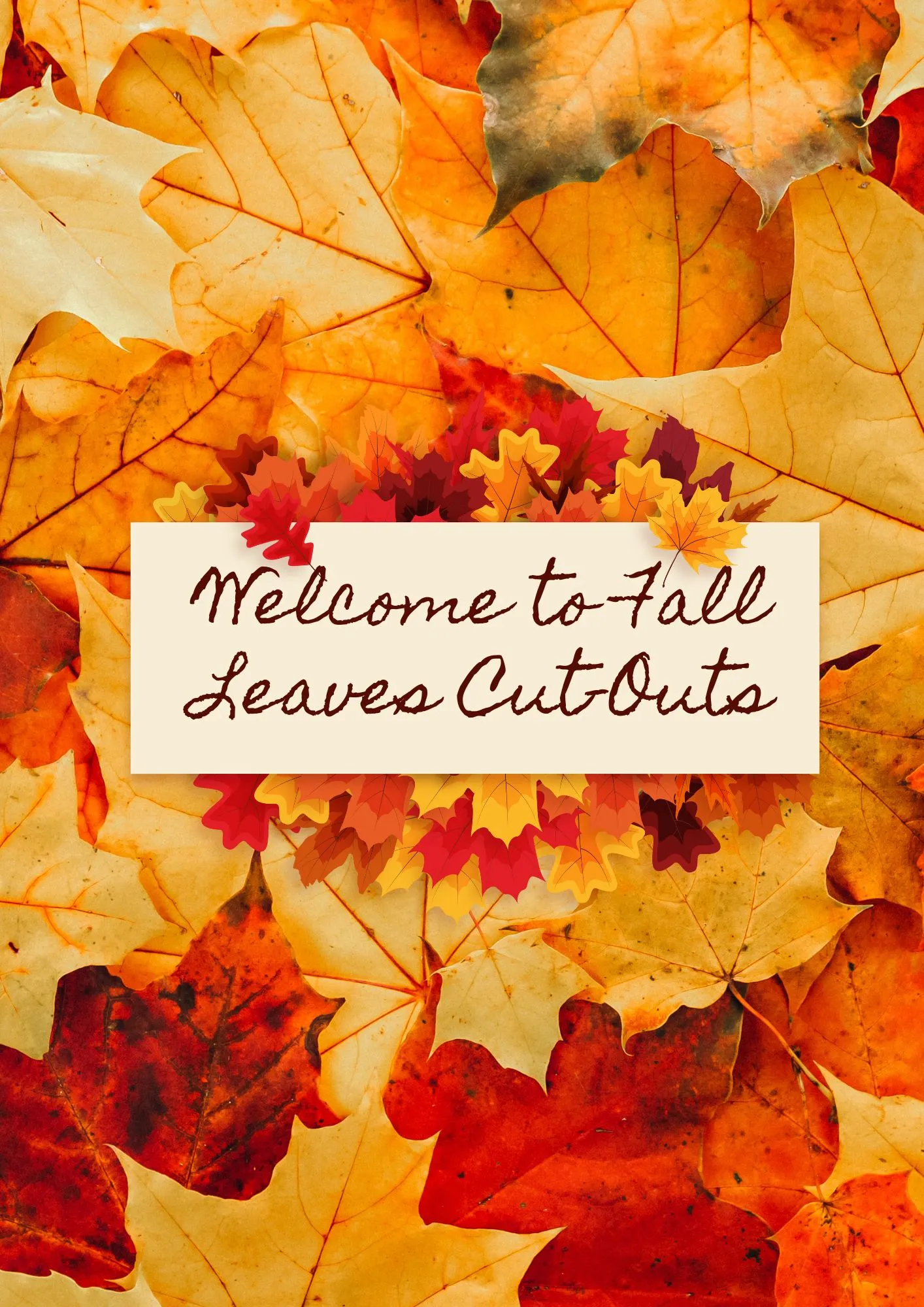 Fall Leaves Cut-Outs Template