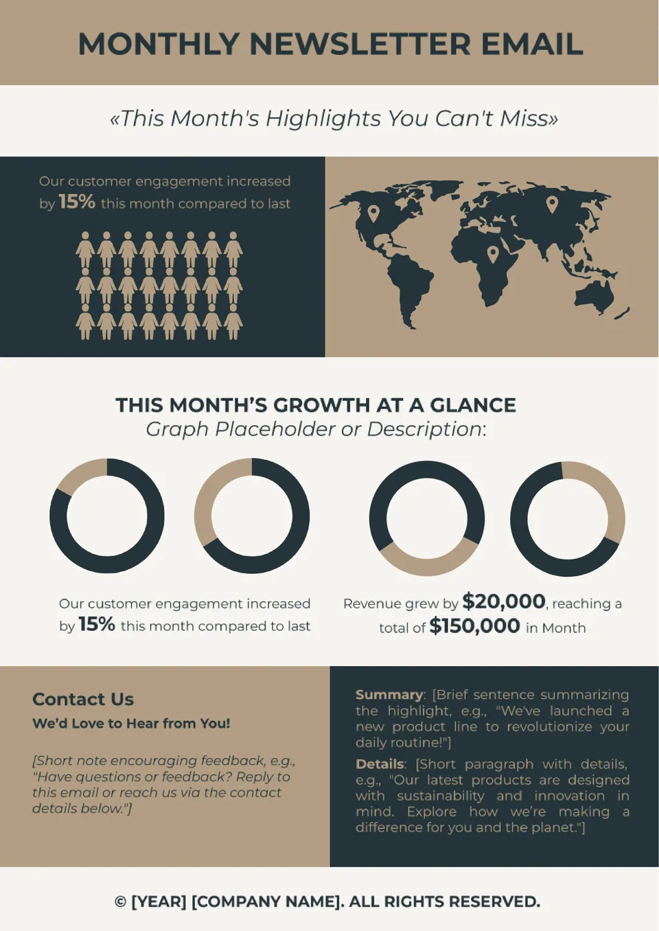 Monthly Newsletter Email Template