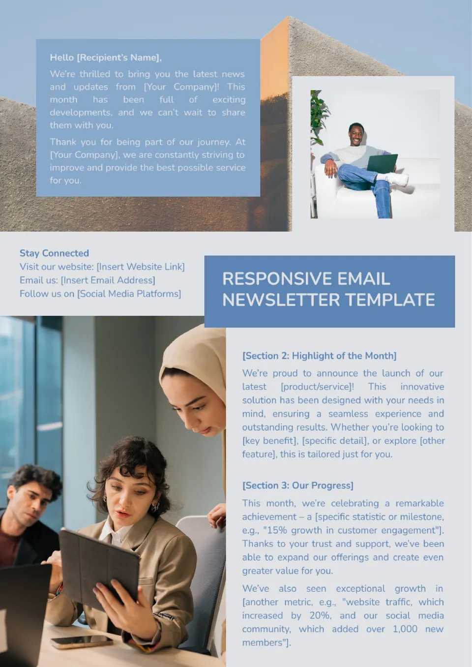Responsive Email Newsletter Template