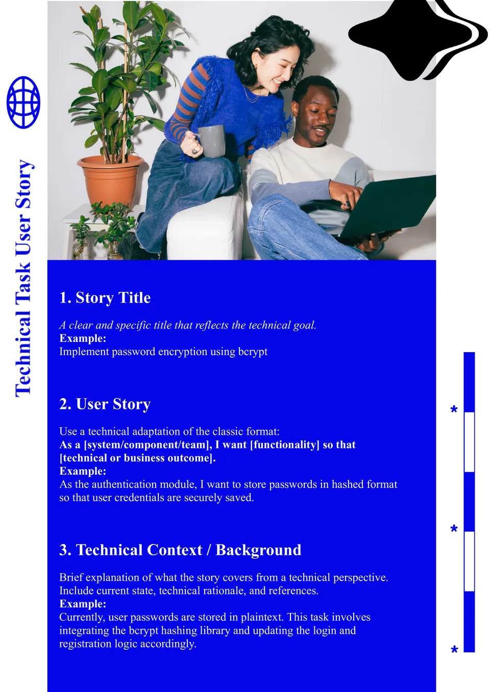 Technical Task User Story Template